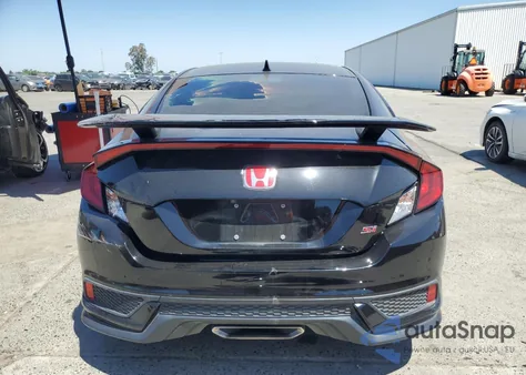 2020 Honda Civic Si из США, поврежденный, VIN 2HGFC3A57LH754592